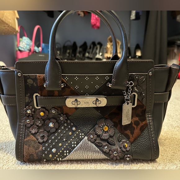 Coach Handbags - Coach purse with mixed media